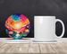 Colorful Lotus Large Sandstone Coasters Pack Of 4 Absorbent Round Coasters Decor Gifts For Men Or Women, 4 In, Multicolor_maomaolike.com