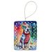 Catahoula Christmas Porcelain Ornament Christmas Tree Hanging Decorations For Home Christmas Holiday, Rectangle, Gift, Multicolor_maomaolike.com