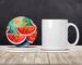 Colorful Watermelons Large Sandstone Coasters Pack Of 4 Absorbent Round Coasters Decor Gifts For Men Or Women, 4 In, Multicolor_maomaolike.com