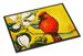 Cardinal Ochre Doormat Front Door Mat Indoor Outdoor Rugs For Entryway, Non Slip Washable Low Pile, 24H X 36W_maomaolike.com