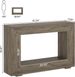 Farmhouse Console Table, Rustic Wood Entryway Sofa Table With Storage_maomaolike.com