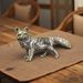 Creative Little Wolf Metal Crafts Accessories Cute Animal Factory New Street Stall Wholesale Source_maomaolike.com