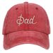Unisex Washed cotton DAD MOM embroidered baseball cap Cotton duck hat Dad hat Hip Hop hat_maomaolike.com