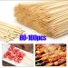 80-100PCS Dipoable Fruit Multi-purpoe Bamboo Stick For Home Party BBQ Deert Sandwich Food Table Decoration_maomaolike.com