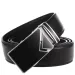 HOT New Arrival White & Black Men Belts Automatic Alloy Buckle Male Genuine Cowskin Leather Golf Belt Plus Size 130cm_maomaolike.com