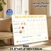 Mealtime Reward Chart Painting Poster, Bright Cartoon-style Food Graphic Poster, Useful Tracker To Encourage Regular Mealtime Routines For Home Dining_maomaolike.com