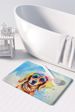 Dachshund Hippie Dawg Memory Foam Kitchen Mat Machine Washable Anti-Fatigue Mat Cushion Comfort Bath Mat Or Kitchen Rug_maomaolike.com