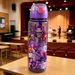 Purple Cute Girl Water Cup, Trendy New Pattern, Leakproof Large Capacity With Straw, High-value Transparent_maomaolike.com