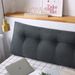 SOGA 4X 100cm Dark Grey Triangular Wedge Bed Pillow Headboard_maomaolike.com
