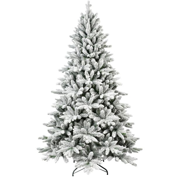 6ft PE/PVC Mixed Flocked TreeLc_maomaolike.com