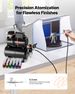 Airbrush Kit, 1/6 HP, Air Brush Kit With Air Compressor And Tank, 1 Dual-Action Professional Airbrush With 1 Tip, Hose, Acrylic Paint, 2 Fans, For Cake Decorating, Model Painting, Nail Art_maomaolike.com
