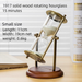 Luxury High-End Metal Globe Hourglass 3D Desktop Ornament For Living Room Wine Cabinet Office Home Decoration_maomaolike.com