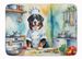 Bernese Mountain Dog The Chef Memory Foam Kitchen Mat Machine Washable Anti-Fatigue Mat Cushion Comfort Bath Mat Or Kitchen Rug_maomaolike.com