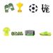 Sports Theme Match World Party Small Cake Cup Topper Football Glove Trophy Flag_maomaolike.com