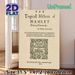 Hamlet Themed Painting Poster, Vintage Shakespeare's Hamlet 1603 Edition Cover Poster, Classic Literary Print With Intricate Decorative Engraving_maomaolike.com
