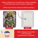 Tibetan Spaniel King Of Mardi Gras Porcelain Ornament Christmas Tree Hanging Decorations For Home Christmas Holiday, Rectangle, Gift, Multicolor_maomaolike.com