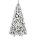 7ft PVC/Hard Needle Mixed Flocked Tree_maomaolike.com
