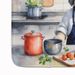 Old English Sheepdog The Chef Memory Foam Kitchen Mat Machine Washable Anti-Fatigue Mat Cushion Comfort Bath Mat Or Kitchen Rug_maomaolike.com