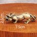 Large Brass Ornaments Pair Home Living Room Office Decoration Crafts Wholesale Copper Pixiu_maomaolike.com