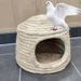 Egg Hatching Special Pigeon Box Rabbit Bird Nest Warm Grass Woven Outdoor Wall Hanging Home Use_maomaolike.com