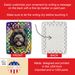 Portuguese Water Dog King Of Mardi Gras Porcelain Ornament Christmas Tree Hanging Decorations For Home Christmas Holiday, Rectangle, Gift, Multicolor_maomaolike.com