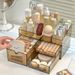 Acrlic Cosmetic Storage Box High-End Desktop Ins Stle Classification Organizer Dressing Table Shelf Transparent_maomaolike.com