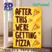 Pizza Themed Fun Slogan Painting Poster, Vibrant Cartoon-style Pizza Slice Poster, Playful Food-inspired Decor Ideal For Kitchen, Dining Room Or Game_maomaolike.com