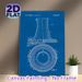 Cooling Tower Patent Painting Poster, Blueprint-style Detailed Technical Drawing Poster, Vintage Patent Artwork, Ideal For Office And_maomaolike.com