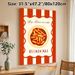 Spicy Korean Tteokbokki Painting Poster, Warm-toned Retro Illustrative Poster, Attractive Food-themed Decor Ideal For Kitchen And Dining Room_maomaolike.com