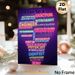 Career Aspiration Painting Poster, Vibrant Neon-style Career Word Art Poster, Inspiring Design To Foster Career Exploration, Ideal For Study Room_maomaolike.com