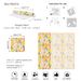 Sunlit Floral Peel & Stick Wallpaper – Vibrant Yellow Botanical, Removable Waterproof Wall Decor For Living Room & Bedroom_maomaolike.com