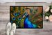 Peacock Doormat Front Door Mat Indoor Outdoor Rugs For Entryway, Non Slip Washable Low Pile, 24H X 36W_maomaolike.com