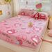 Winter Milk Velvet Single Piece Coral Fleece Mattress Sheet Full Wrap Dormitory Bed Cover_maomaolike.com