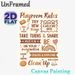 Playroom Rules Painting Poster, Warm-toned Whimsical Typographic Art Poster, Offers Friendly Play Behavior Guidelines, Ideal For Play Areas_maomaolike.com