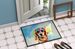Dachshund Hippie Dawg Doormat Front Door Mat Indoor Outdoor Rugs For Entryway, Non Slip Washable Low Pile, 24H X 36W_maomaolike.com