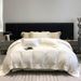 American Style Light Luxury 100S Lyocell Tencel Cotton Brushed Four-Piece Set Hollow Out Patchwork Wide Edge Duvet Cover Villa Bed_maomaolike.com
