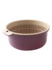 【 2272 Returning Customers 】 Double Layer Plastic Drainage, Washing, Kitchen, Living Room, Fruit And Vegetable Basket,_maomaolike.com