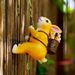 Easter Day Cute Animal Ornaments Little Rabbit Wall Outdoor Garden Pot Hanging Courtyard Climbing Tree Landscaping Pipe_maomaolike.com