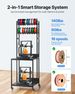 3D Printer Filament Storage Rack, 4-Tier 3D Printer Stand With Filament Storage, Spools Holder Racks Cart With Wheels, Filaments Organzied For 3D Printing Station, Office, Workshop (Shelf Only)_maomaolike.com