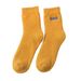 Wool Socks Women's Thickened Fleece-Lined Mid-Length Socks Winter All-Match Warm Super Thick Stockings Autumn and Winter Towel Socks_maomaolike.com