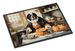 Saint Bernard Fall Kitchen Pumpkins Doormat Front Door Mat Indoor Outdoor Rugs For Entryway, Non Slip Washable Low Pile, 24H X 36W_maomaolike.com