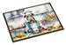 Irish Wolfhound The Chef Doormat Front Door Mat Indoor Outdoor Rugs For Entryway, Non Slip Washable Low Pile, 24H X 36W_maomaolike.com