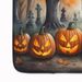 Affenpinscher Spooky Halloween Memory Foam Kitchen Mat Machine Washable Anti-Fatigue Mat Cushion Comfort Bath Mat Or Kitchen Rug_maomaolike.com
