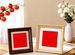 New Chinese-style DIY Handmade Square Small Frame, Empty Calligraphy, Blank Picture With Gold-speckled Paper, Display_maomaolike.com