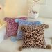 Cross-Bordr Milk Ball Lopard Print Swt Coff Hom Sofa Pillow Cushion Warm Vlvt Forign Trad E-commrc_maomaolike.com