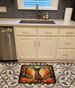 Miniature Pinscher Fall Memory Foam Kitchen Mat Machine Washable Anti-Fatigue Mat Cushion Comfort Bath Mat Or Kitchen Rug_maomaolike.com
