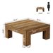 Coffee Table, Farmhouse Square Accent Center Cocktail Table_maomaolike.com