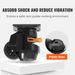 Heavy Duty Leveling Casters 4-Pack | 1000kg/2200LB Capacity With 2.5" Wheels | Precision 360° Swivel & Reinforced Handle For Workbench, Machinery, Industrial Equipment | Floor Protection & Noise-Free_maomaolike.com