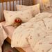 Winter Thickened Cream Style Milk Velvet Four-Piece With Coral Fleece Dormitory Bed Single Duvet Cover Three-Piece Set_maomaolike.com