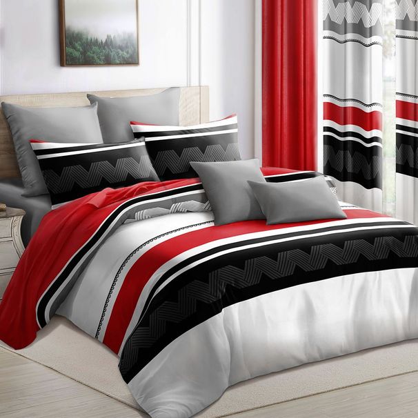 9 Piece In A Bag Thick Touch Bed Cover Curtain Set, Upgraded Luxury Bedspread Set, Bamboo Microfiber All Season Bedding-Set For Home, RV Beding, Boys And Girls Gifts With Gift Bag_maomaolike.com